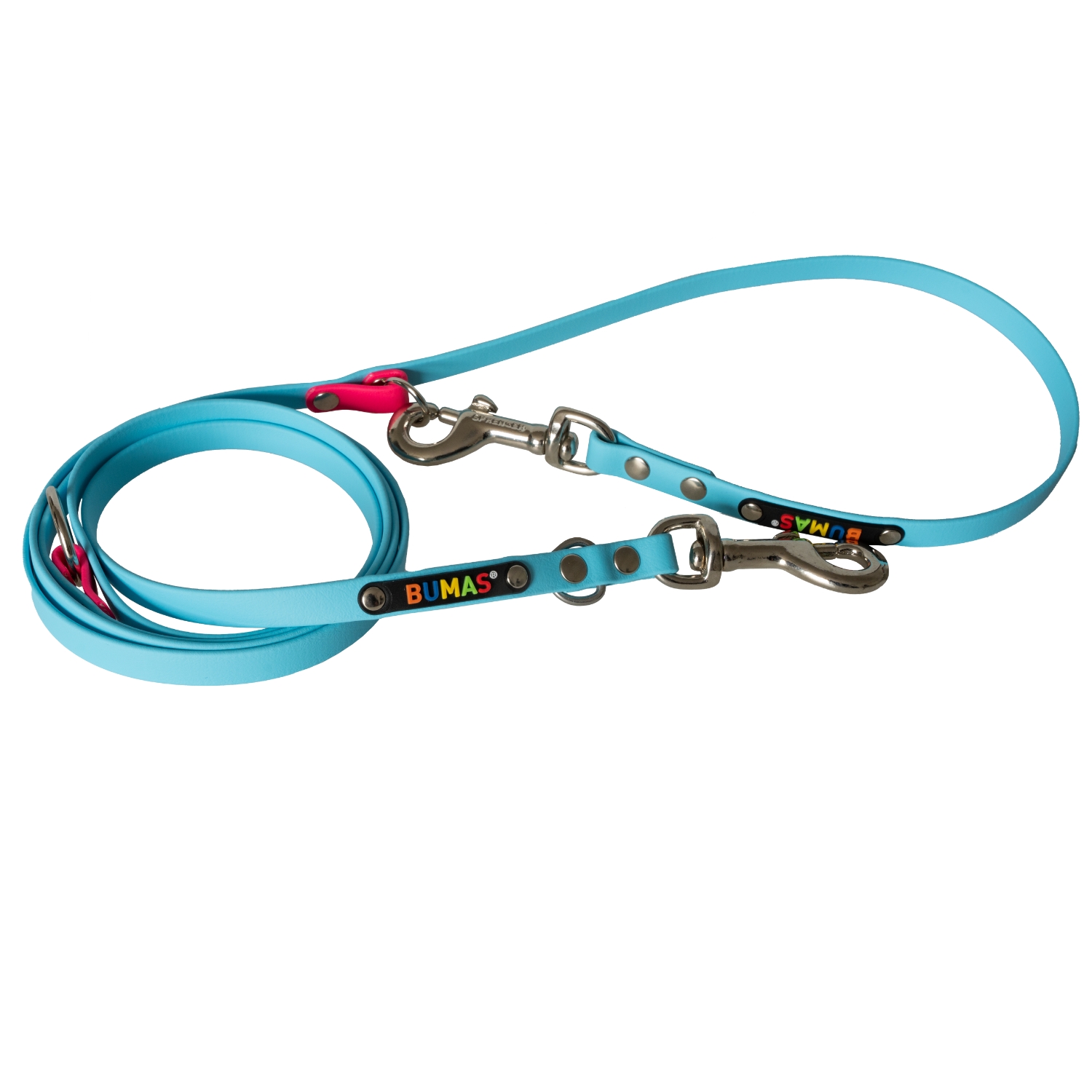 BUMAS Biothane® adjustable leash