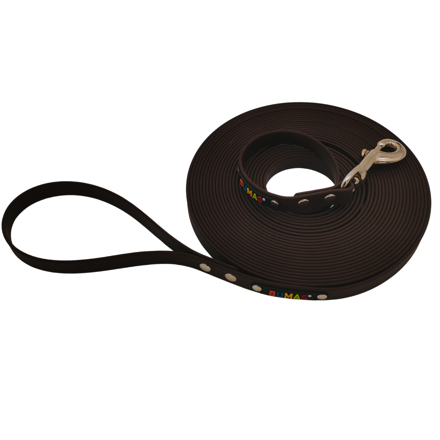 BUMAS Biothane Schleppleine Braun - 10m BUMAS Biothane Schleppleine Braun - 10m