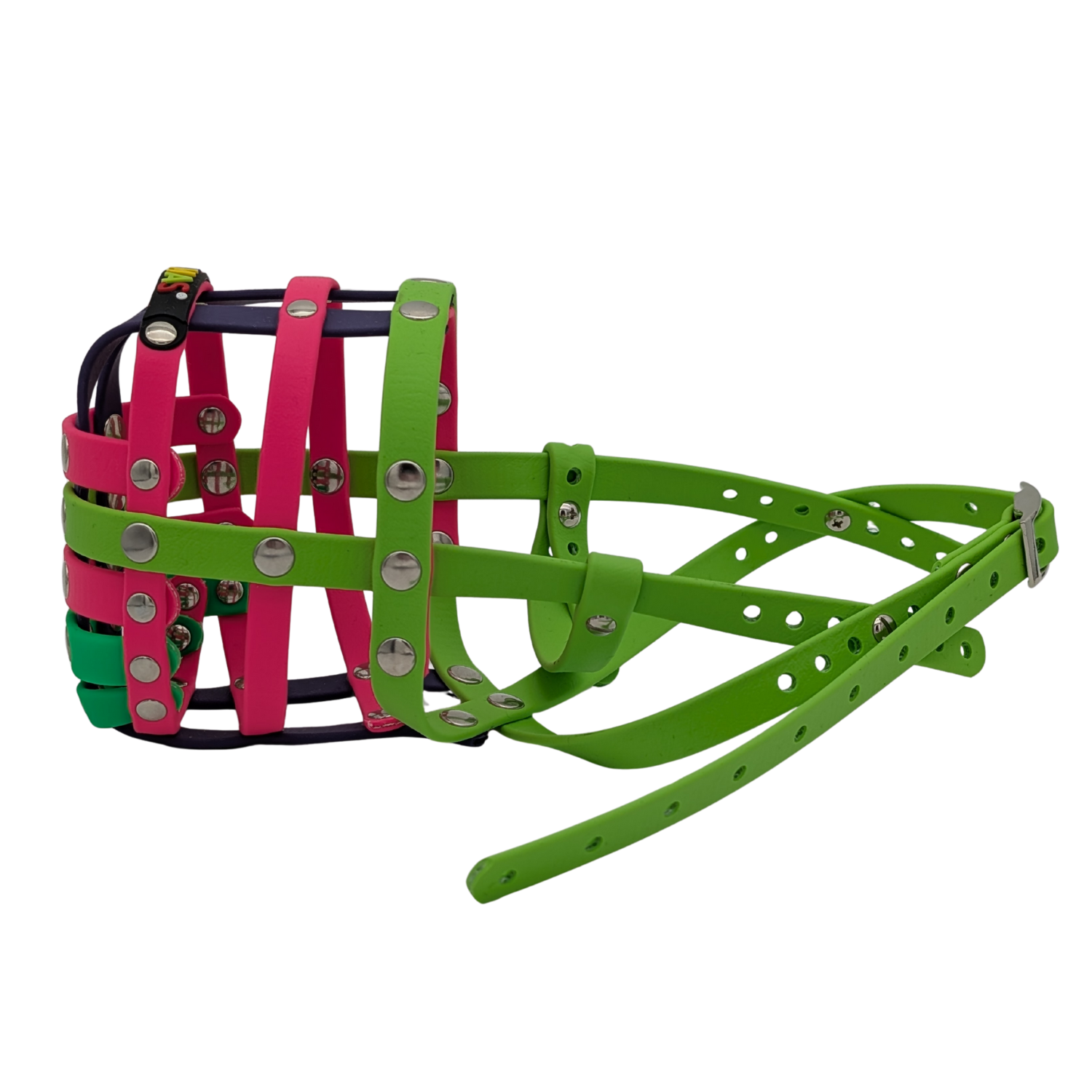 BUMAS Maulkorb Kiwi - Magenta - Violett